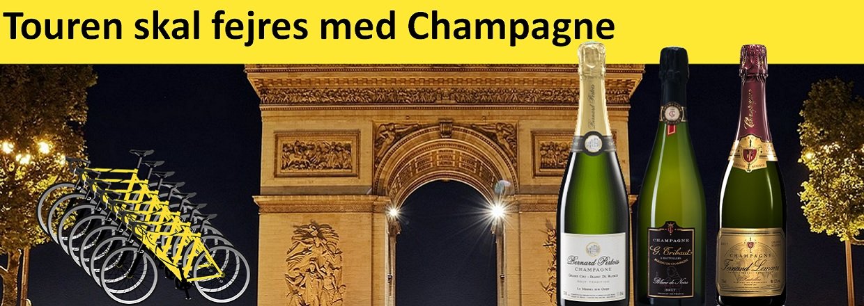 Touren skal fejres med Champagne