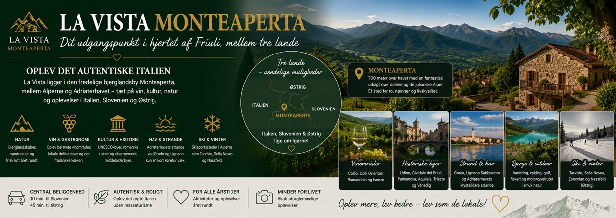 Oplev det autentiske Italien med La Vista Monteaperta som udgangspunkt