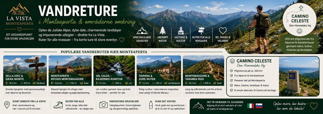 Vandreture i Monteaperta og omr�derne omkring La Vista