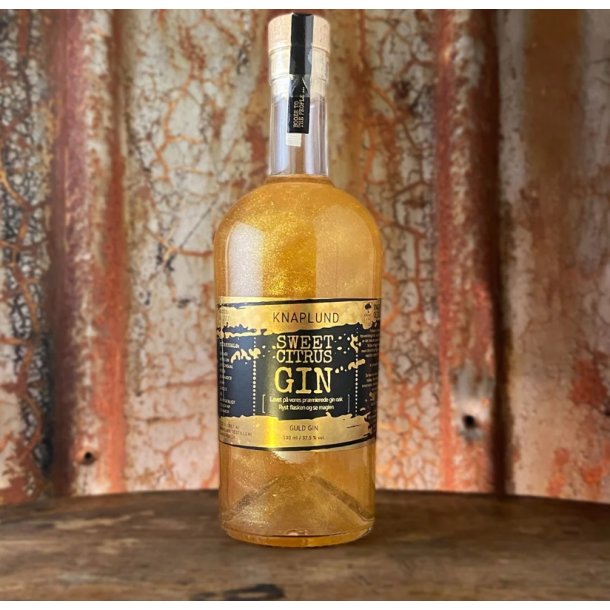 Sweet Citrus gin m/ Guldglimmer  37,5%