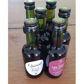 Quevedo portvin lykkepakke 6 x 5 cl.