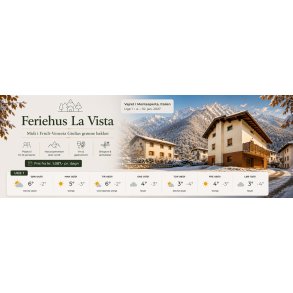 Uge 1 2027 Feriehus La Vista Monteaperta - 7 dage