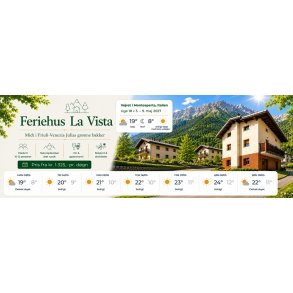 Uge 18 2027 Feriehus La Vista Monteaperta - 7 dage