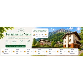 Uge 19 2027 Feriehus La Vista Monteaperta - 7 dage