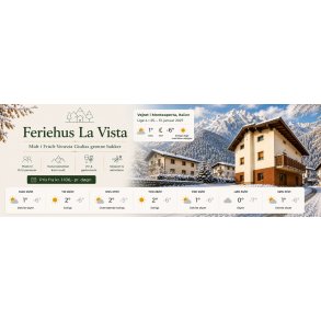 Uge 4 2027 Feriehus La Vista Monteaperta - 7 dage